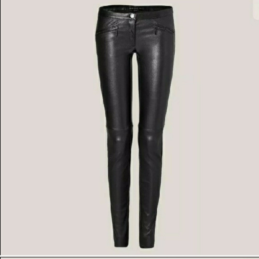 BARBARA BUI NWT LEATHER SZ 42 JEANS